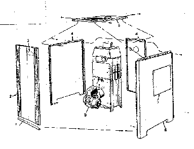 Part Location Diagram of 13-219 Kenmore Panel
