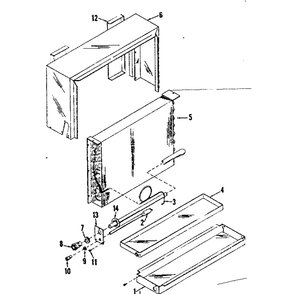 Part Location Diagram of 53709-4 Whirlpool Door Hinge
