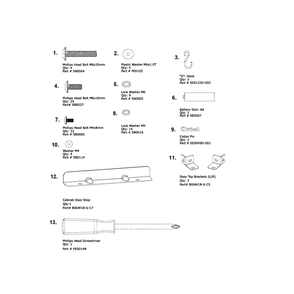 Part Location Diagram of FE0014N Kenmore Phillips Head Screwdriver