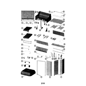 Part Location Diagram of ASMB0083-01 Kenmore Control Panel
