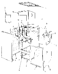 Non-functional replacement parts Diagram and Parts List for 229965350-1980  Kenmore Water Heater