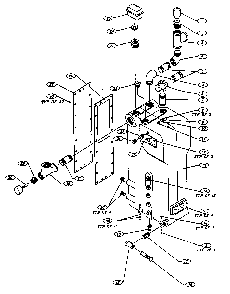 Boiler block/piping assy Diagram and Parts List for K9050  Kenmore Water Heater