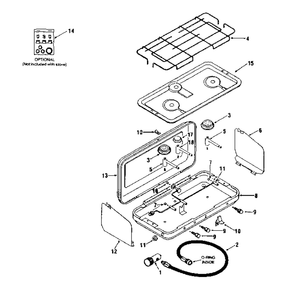Unit Parts Diagram and Parts List for 920727611  Kenmore Range