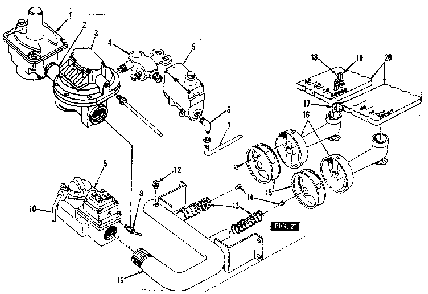 Homart gas fired boiler burners, manifold and valves Diagram and Parts List for 22996174  Kenmore Water Heater