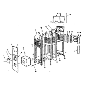 Functional Replacement Parts Diagram and Parts List for 229945040  Kenmore Water Heater