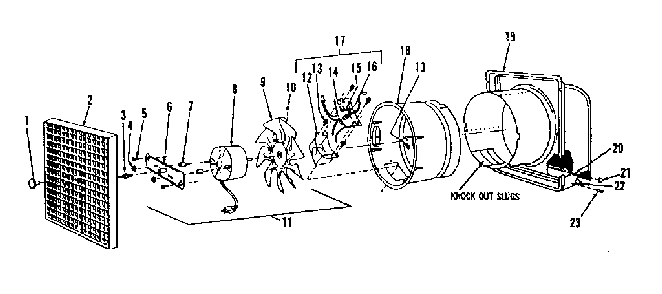 Part Location Diagram of 5879 Kenmore Shutter rod