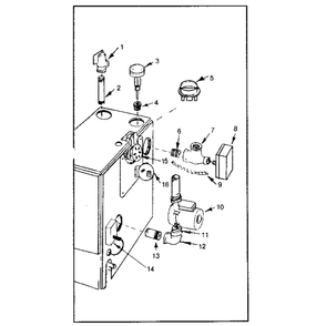 Functional Replacement Parts Diagram and Parts List for 229964452  Kenmore Water Heater
