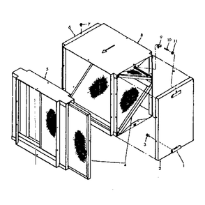 Repair Parts Diagram and Parts List for 867777832  Kenmore Furnace