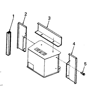 Forester Fireplace Insert - Model 143.840601 Diagram and Parts List for 143840601  Kenmore Heater