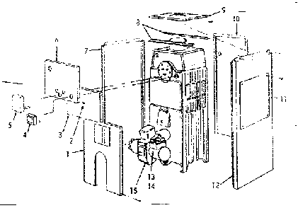 Boiler jackets Diagram and Parts List for 22994135  Kenmore Water Heater