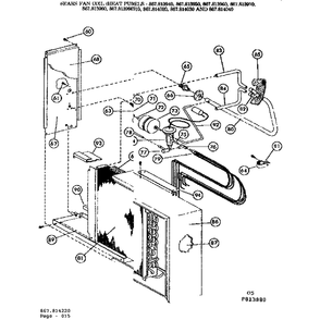Functional Replacement Parts/813940 Diagram and Parts List for 867814080  Kenmore Air Conditioner