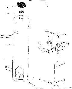 Part Location Diagram of 502927 Kenmore Leveling leg