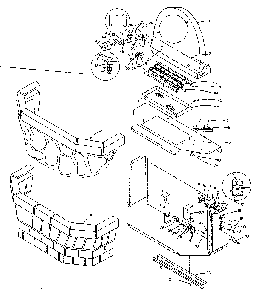 Replacement parts Diagram and Parts List for 11496040  Kenmore Air Conditioner