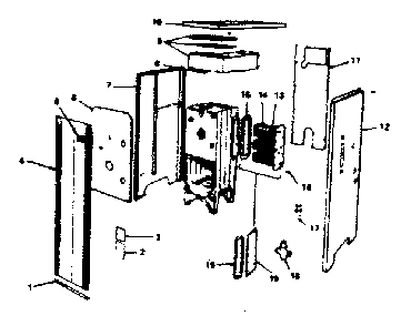 Part Location Diagram of 24146-3 Kenmore Panel