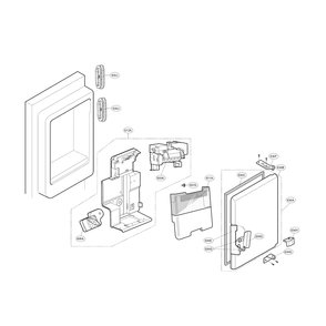 Ice Maker Parts Diagram and Parts List for 79572069313  Kenmore Refrigerator