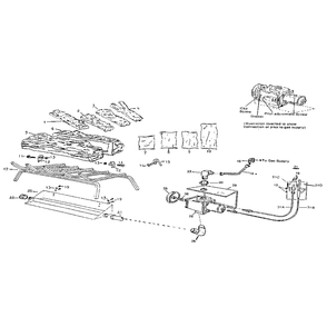 Functional Replacement Parts Diagram and Parts List for 45929  Kenmore Fireplace & Insert