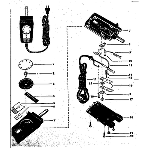 Accessories Diagram and Parts List for 62065011  Kenmore Pressure Cooker
