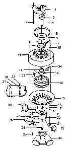 Part Location Diagram of 14-032 Kenmore Flange