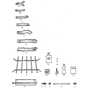 Unit Parts Diagram and Parts List for 95040  Kenmore Water Heater