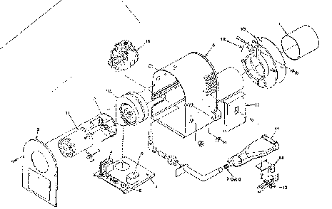 Part Location Diagram of 10111800 Kenmore Mounting motor