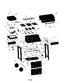 Part Location Diagram of G430-0016-W1 Kenmore Gas Grill Cooking Grate
