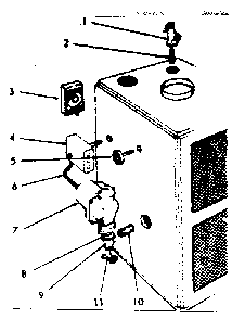 Boiler controls Diagram and Parts List for 22996144  Kenmore Water Heater