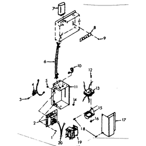 Wiring Center Diagram and Parts List for 867763530  Kenmore Furnace