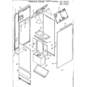 Part Location Diagram of RA95045-1 Whirlpool N/L/A 10/06/98