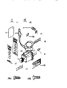 Replacement parts Diagram and Parts List for 920520LP  Kenmore Air Conditioner