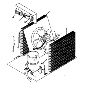 Part Location Diagram of 601507 Frigidaire MOTOR