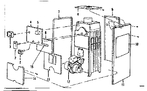 Part Location Diagram of 13-29 Kenmore Aquastat