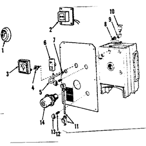 Steam Trim Only Diagram and Parts List for 229155  Kenmore Water Heater