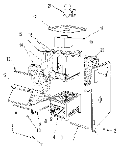 Jacket Diagram and Parts List for 229960080  Kenmore Water Heater