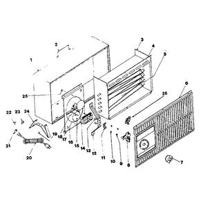 Replacement Parts Diagram and Parts List for 34471320  Kenmore Heater