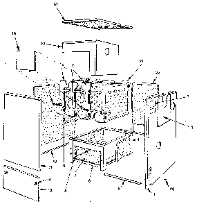 Non-functional replacement parts Diagram and Parts List for 229964422  Kenmore Water Heater