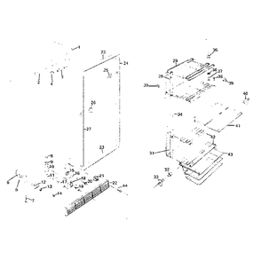 Part Location Diagram of 13787 Dacor ASY, REAR PLENUM