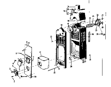 Part Location Diagram of 106642 Kenmore Pipe plug