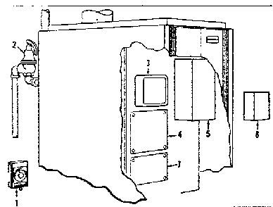 Control box Diagram and Parts List for 229962231  Kenmore Water Heater