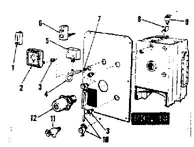 Control and gauge installation (steam) Diagram and Parts List for 22996174  Kenmore Water Heater