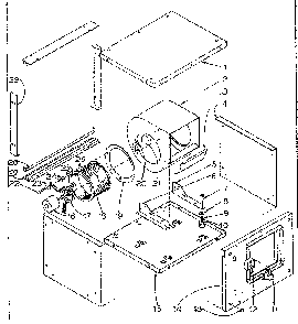 Part Location Diagram of 12910 Frigidaire Motor run capacitor