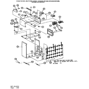 Controls/814060 Diagram and Parts List for 867814080  Kenmore Air Conditioner