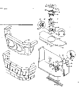 Replacement parts Diagram and Parts List for 11496030  Kenmore Air Conditioner