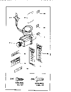 Replacement parts Diagram and Parts List for 920500SP  Kenmore Air Conditioner