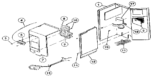 Control box Diagram and Parts List for 81235  Kenmore Air Conditioner