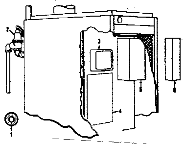 Boiler controls Diagram and Parts List for 22996155  Kenmore Water Heater