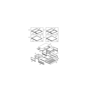 Refrigeator Parts Diagram and Parts List for 79572069111  Kenmore Refrigerator