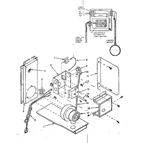 Part Location Diagram of 80008 Kenmore Frame