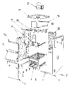Part Location Diagram of 410-00-313 Kenmore 3 sec block