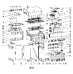 Gas grill Diagram and Parts List for 640-06256595-7  Kenmore Grill