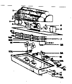 Replacement parts Diagram and Parts List for 847409910  Kenmore Air Conditioner